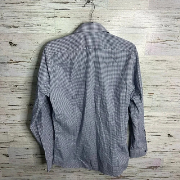 Strellson Slim Fit  Button Down Shirt Size M blue - Picture 8 of 8